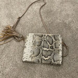 Snakeskin Crossbody Bag